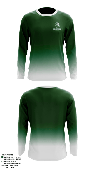 Long Sleeve Performance Shirt, St Patrick Catholic High School Tennis, Tennis, Teamtime, Team time, sublimation, custom sports apparel, team uniforms, spirit wear, spiritwear, sports uniforms, custom shirts, team store, custom team store, fundraiser sports, apparel fundraiser