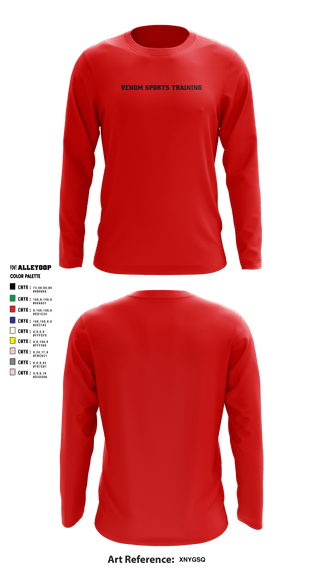 Long Sleeve Performance Shirt, Venom Sports Training, Men's Basketball, Teamtime, Team time, sublimation, custom sports apparel, team uniforms, spirit wear, spiritwear, sports uniforms, custom shirts, team store, custom team store, fundraiser sports, apparel fundraiser