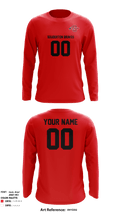 Souderton Braves Youth Football Association 55667427 Long Sleeve Performance Shirt - 4