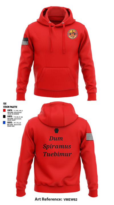 Fox company 2/104th avn 85091525 Hoodie - 1
