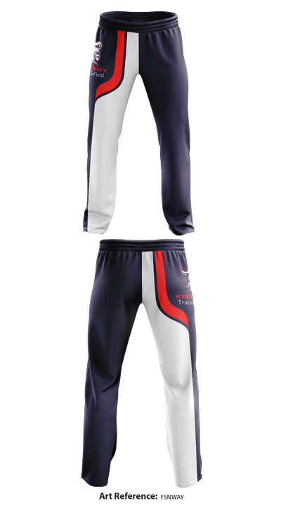 Kennedy track and field 9544644 Sweatpants - 1