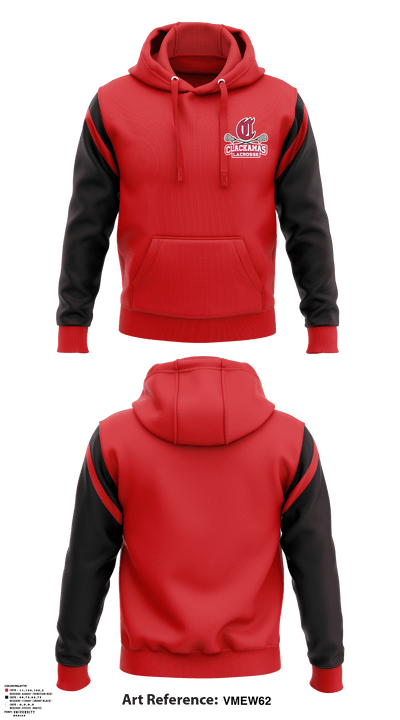 Clackamas High School Lacrosse 62720110 Hoodie - 1
