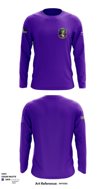 6th Maintenance Squadron 29642778 Long Sleeve Performance Shirt - 1