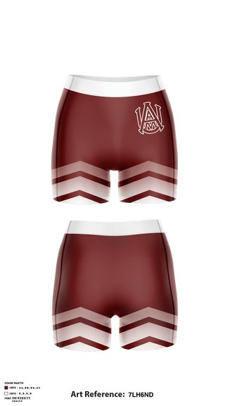 Women's Compression Shorts, Alabama A & M Volleyball, Women's Volleyball, Teamtime, Team time, sublimation, custom sports apparel, team uniforms, spirit wear, spiritwear, sports uniforms, custom shirts, team store, custom team store, fundraiser sports, apparel fundraiser