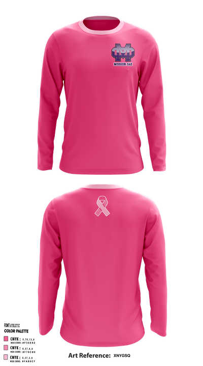 Mission Oak High School Golf 27236098 Long Sleeve Performance Shirt - 1