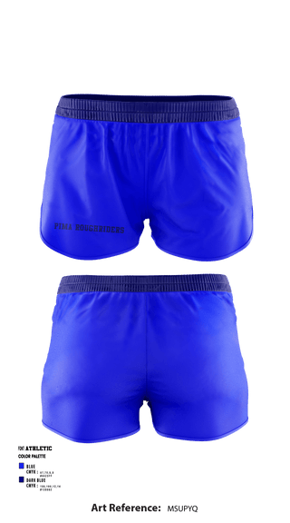 Women's Shorts, Pima Roughriders, Softball, Teamtime, Team time, sublimation, custom sports apparel, team uniforms, spirit wear, spiritwear, sports uniforms, custom shirts, team store, custom team store, fundraiser sports, apparel fundraiser