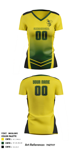 Women's Short Sleeve Vneck Shirt, Franklin High School Volleyball, School Spirit Store, Teamtime, Team time, sublimation, custom sports apparel, team uniforms, spirit wear, spiritwear, sports uniforms, custom shirts, team store, custom team store, fundraiser sports, apparel fundraiser
