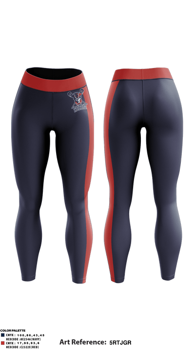 Oakland Lacrosse 64858792 Womens Leggings - 3