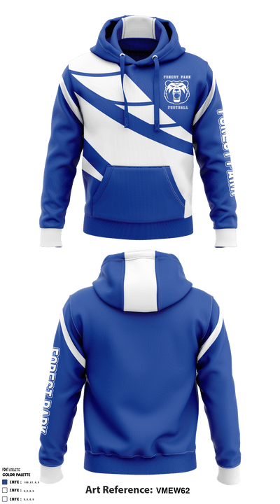 Forest Park High School Football 86634830 Hoodie - 1