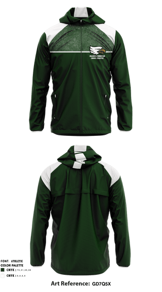 Windbreaker, Ouachita Christian School Cross Country, Cross Country, Teamtime, Team time, sublimation, custom sports apparel, team uniforms, spirit wear, spiritwear, sports uniforms, custom shirts, team store, custom team store, fundraiser sports, apparel fundraiser
