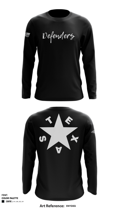 Defenders 91277833 Long Sleeve Performance Shirt - 1