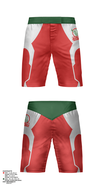 Fulton Raiders 3077271 Fight Shorts - 1