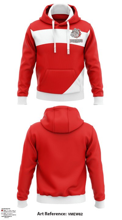 Bedford High School Ski 3010321 Hoodie - 1