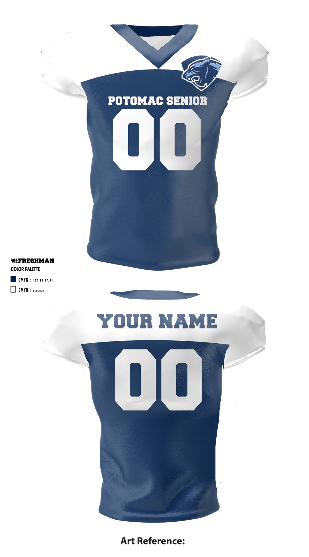 Senior Football Jersey - Personalized Spiritwear