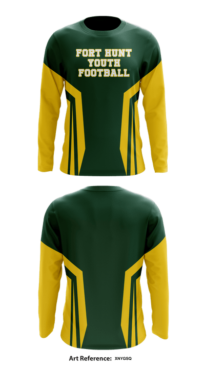 Fort Hunt Youth Football 18091317 Long Sleeve Performance Shirt - 1