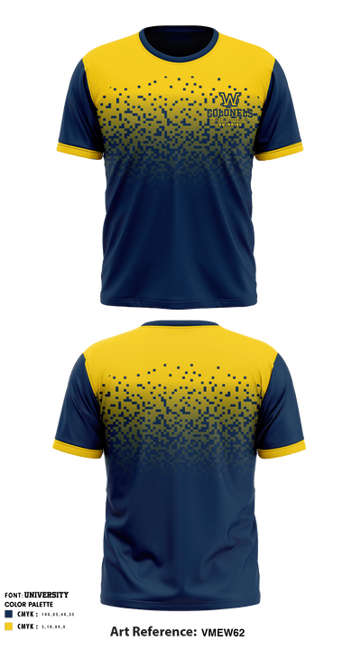 Wilkes University Swimming 33902345 Short Sleeve Performance Shirt - 1