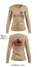 B Troop 6-6 CAV 27154728 Women's Long Sleeve V-neck Shirt - 5
