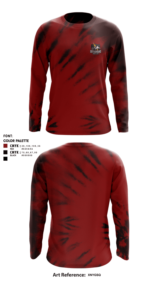 Long Sleeve Performance Shirt, BATTLEGROUND WRESTLING, Wrestling, Teamtime, Team time, sublimation, custom sports apparel, team uniforms, spirit wear, spiritwear, sports uniforms, custom shirts, team store, custom team store, fundraiser sports, apparel fundraiser