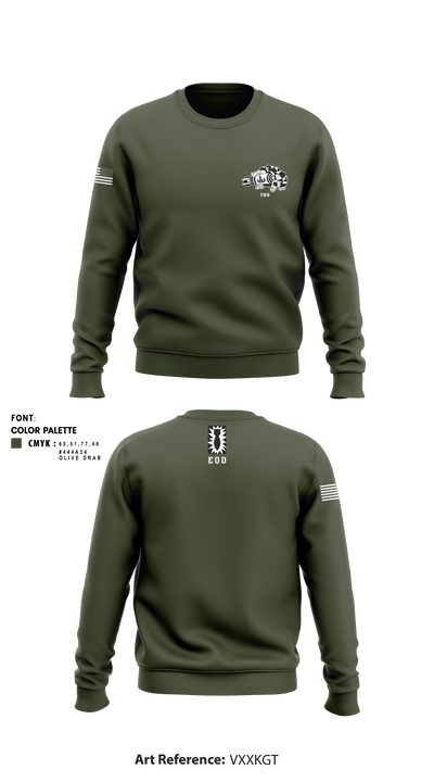 789th EOD 33174238 Crew Neck Sweatshirt - 5