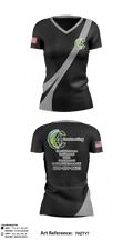 C4 Contracting 35158800 Women's Short Sleeve V-neck Shirt - 1