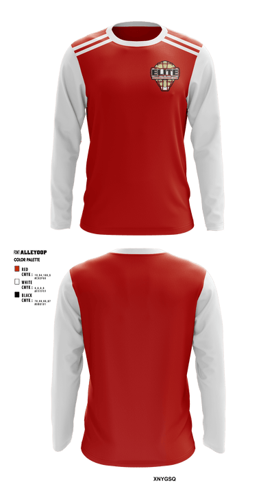 ELITE BASEBALL ACADEMY 94938538 Long Sleeve Performance Shirt - 1