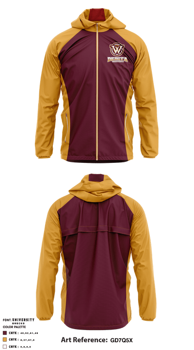 Derita Warriors 27828620 Windbreaker - 3