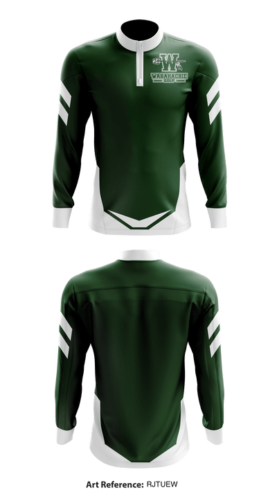 Waxahachie High School Golf 25278012 Quarter Zip Jacket - 1