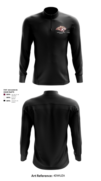 Lakeville South High School Lacrosse 8707238 Quarter Zip Jacket - 4