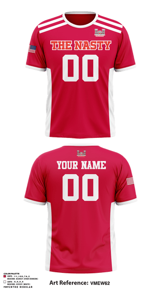 Short Sleeve Performance Shirt, THE NASTY, Football, Teamtime, Team time, sublimation, custom sports apparel, team uniforms, spirit wear, spiritwear, sports uniforms, custom shirts, team store, custom team store, fundraiser sports, apparel fundraiser