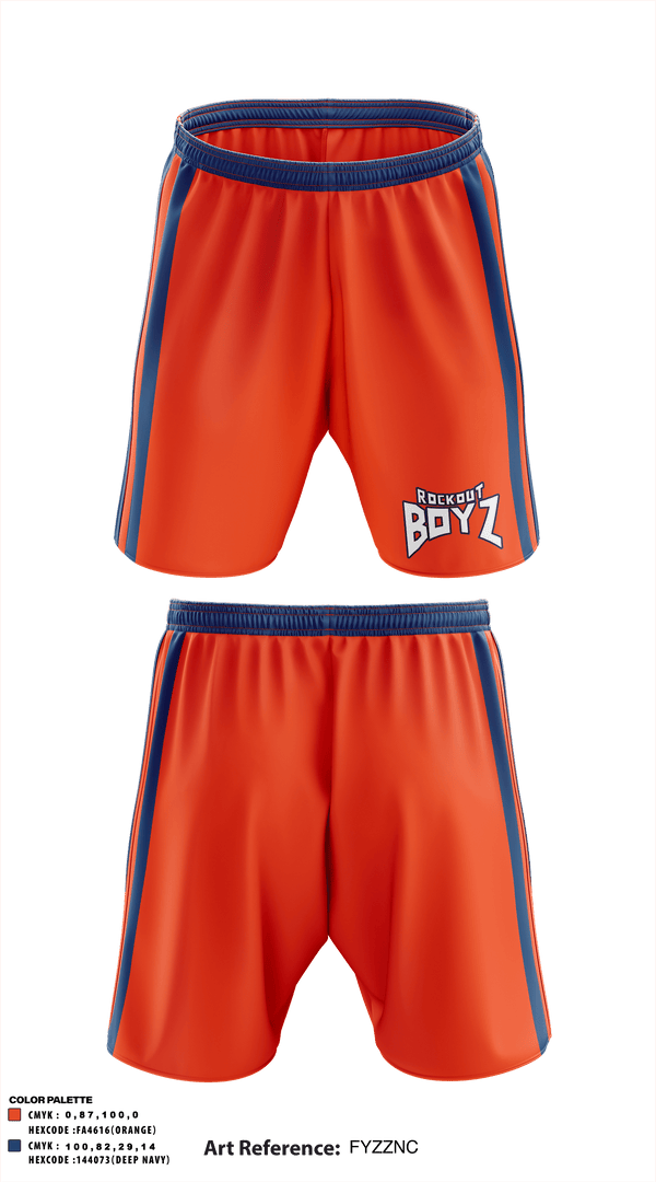Athletic Shorts With Pockets, RockOut BOYZ, Football, Teamtime, Team time, sublimation, custom sports apparel, team uniforms, spirit wear, spiritwear, sports uniforms, custom shirts, team store, custom team store, fundraiser sports, apparel fundraiser