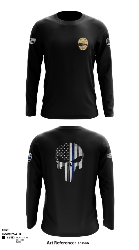 Long Sleeve Performance Shirt, , Police, Teamtime, Team time, sublimation, custom sports apparel, team uniforms, spirit wear, spiritwear, sports uniforms, custom shirts, team store, custom team store, fundraiser sports, apparel fundraiser