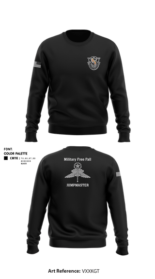 Crew Neck Sweatshirt, 5th Special Forces Group, , Teamtime, Team time, sublimation, custom sports apparel, team uniforms, spirit wear, spiritwear, sports uniforms, custom shirts, team store, custom team store, fundraiser sports, apparel fundraiser