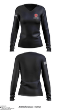 HSC 7ID 80145762 Women's Long Sleeve V-neck Shirt - 1