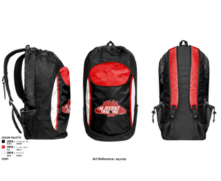 Gear Bag, A1RockOut Training, Football, Teamtime, Team time, sublimation, custom sports apparel, team uniforms, spirit wear, spiritwear, sports uniforms, custom shirts, team store, custom team store, fundraiser sports, apparel fundraiser