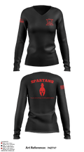 1st Platoon, 441st EN 71926407 Women's Long Sleeve V-neck Shirt - 2