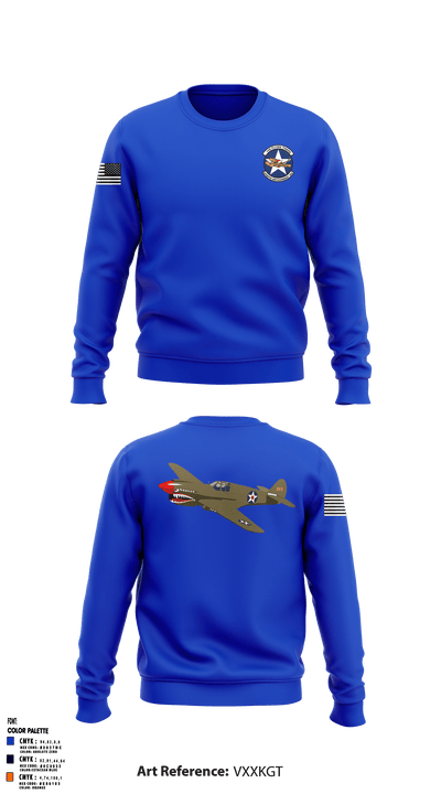 AFROTC Detachment 355 22016058 Crew Neck Sweatshirt - 1