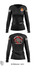 56 MDSS - MEDLOG 13271901 Women's Long Sleeve V-neck Shirt - 1