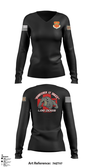 Women's Long Sleeve Vneck Shirt, , Fire Department, Teamtime, Team time, sublimation, custom sports apparel, team uniforms, spirit wear, spiritwear, sports uniforms, custom shirts, team store, custom team store, fundraiser sports, apparel fundraiser