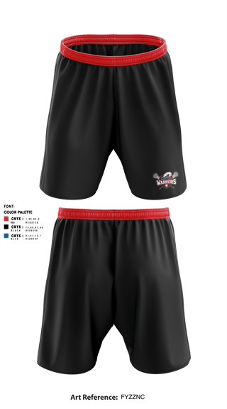 Athletic Shorts With Pockets, Santa Cruz Warriors Lacrosse, Men's Lacrosse, Teamtime, Team time, sublimation, custom sports apparel, team uniforms, spirit wear, spiritwear, sports uniforms, custom shirts, team store, custom team store, fundraiser sports, apparel fundraiser