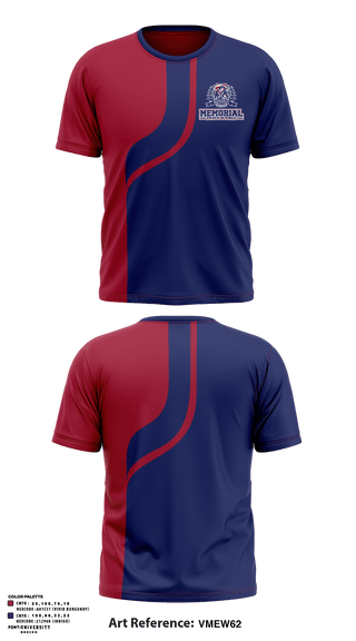 Short Sleeve Performance Shirt, Memorial High School Track, Track & Field, Teamtime, Team time, sublimation, custom sports apparel, team uniforms, spirit wear, spiritwear, sports uniforms, custom shirts, team store, custom team store, fundraiser sports, apparel fundraiser