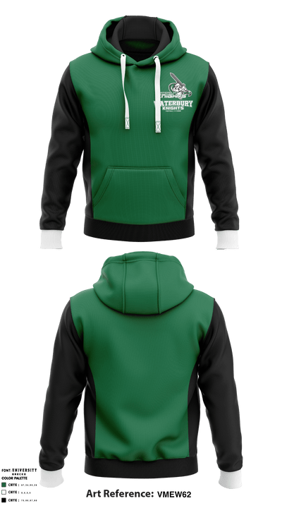 Waterbury Knights Football & Cheer 25806965 Hoodie - 1