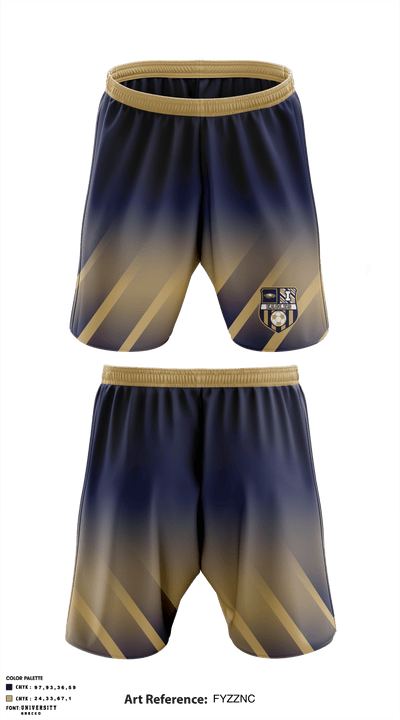Independence High School Soccer 52095063 Mens Soccer Shorts - 1
