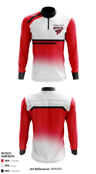 Russellville High School Dance 92262484 Quarter Zip Jacket - 1