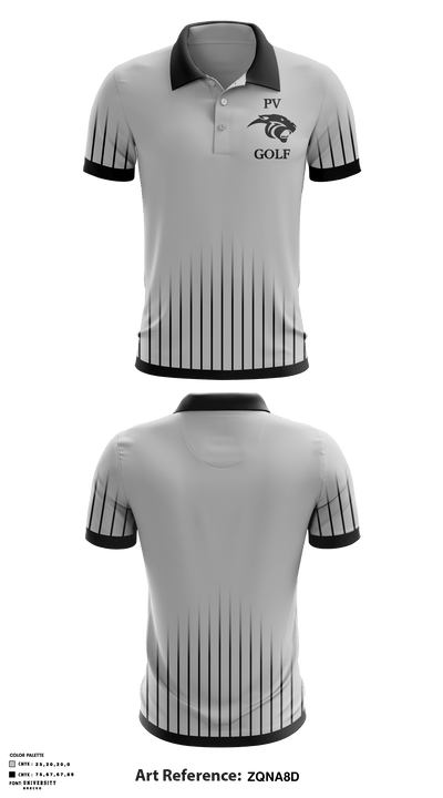 Piedra Vista High School Golf 59324886 Short Sleeve Performance Polo - 1