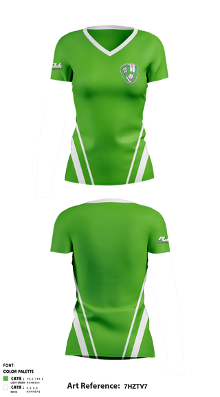 Women's Short Sleeve Vneck Shirt, ROI Fastpitch, Softball, Teamtime, Team time, sublimation, custom sports apparel, team uniforms, spirit wear, spiritwear, sports uniforms, custom shirts, team store, custom team store, fundraiser sports, apparel fundraiser