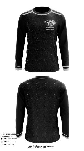 Long Sleeve Performance Shirt, Plymouth Gymnastics, School Spirit Store, Teamtime, Team time, sublimation, custom sports apparel, team uniforms, spirit wear, spiritwear, sports uniforms, custom shirts, team store, custom team store, fundraiser sports, apparel fundraiser