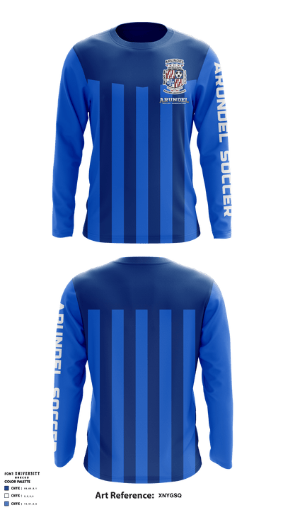 Arundel Soccer Association 41396713 Long Sleeve Performance Shirt - 1