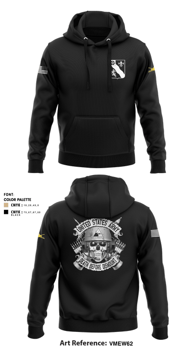 1ID 2ABCY 1-63 AR B CO 18576383 Hoodie - 1