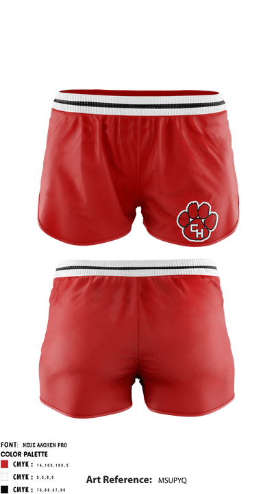Colleyville Heritage High School Cheer 64869886 Women's Shorts - 1