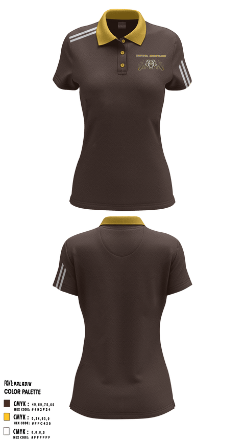 Women's Short Sleeve Performance Polo, Capital High School Wrestling, Wrestling, Teamtime, Team time, sublimation, custom sports apparel, team uniforms, spirit wear, spiritwear, sports uniforms, custom shirts, team store, custom team store, fundraiser sports, apparel fundraiser